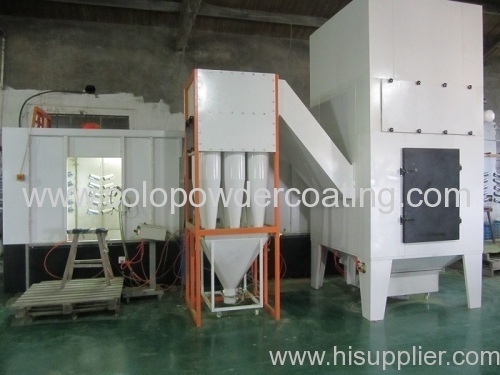 cyclone powder coating booths