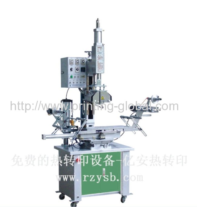 Thermal transfer machine for flat and round surface product