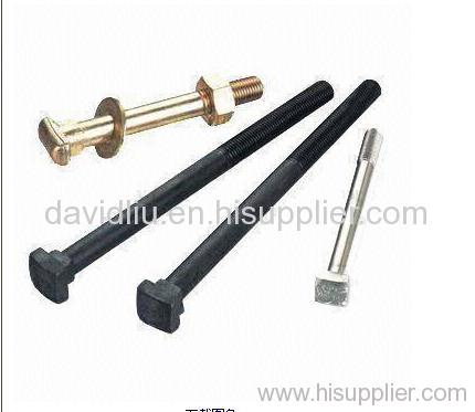 T and Square Head Bolts, Made of Carbon Steel, Available in Sizes of M12 to M36