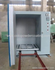 Small Powder Coating Oven with track