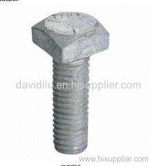 Square Bolt, Screw in Various Grades, Made of Carbon Steel