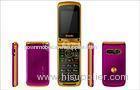 Small Unlocked Flip Model Mobile Phones , 8G 950mAh mobile flip phone