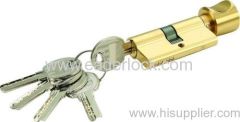 70mm brass cylinder computer key with knob