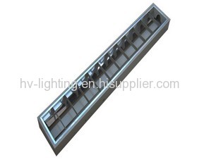 grille lamp 1x36w recessed
