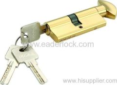 80mm brass cylinder computer key with knob