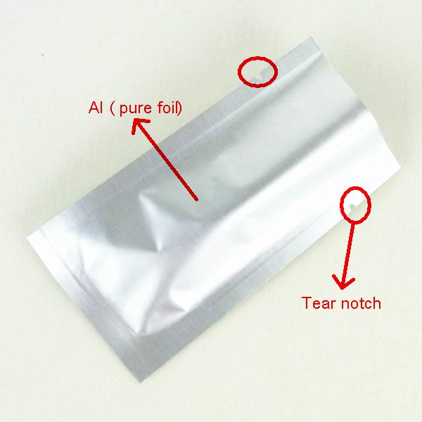 Pure foil sterile plastic bags medical