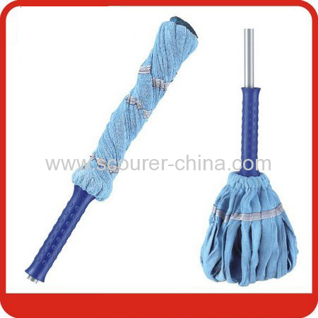 Fixed Iron handle Microfiber twist water squeeze mop