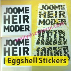 Custom Eggshell Warranty Stickers With Strong Adhesive