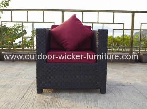 Single rattan sofa garden chair