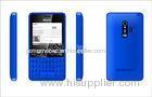 8G Qwerty Keypad Mobile Phone , 960mAh and Blue Dual SIM