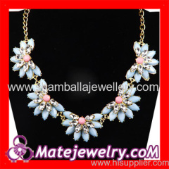 Flower Choker Bib Necklace