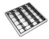 grille lamp 4x18w recessed t8