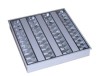 grille lamp 4x14w recessed surface