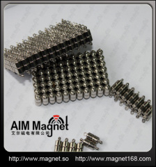 Permanent strong magnet clip