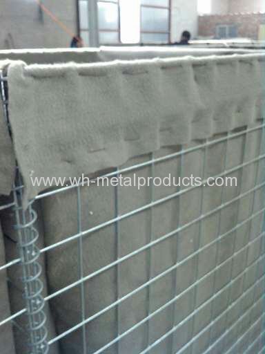 hesco barrier wire mesh stone wall