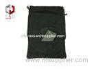 Mobile Phone Black Velvet Drawstring Bag With Bell Promotional