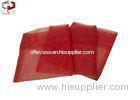 Red Organza Gift Bags With Drawstring For Wedding 100 * 80mm