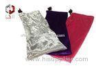 Black White Red Pleuche Pouch With Drawstring 180 * 120mm