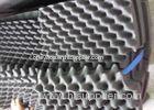 Black Egg Shaped Sound Absorbing Foam Mat 400 * 500 * 35mm
