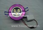 3 Watt LED Ceiling Spotlights Bulb , Purple Housing For Home