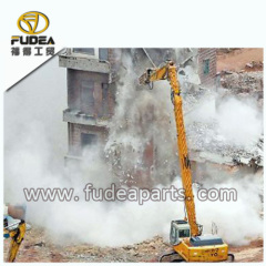 High reach demolition boom