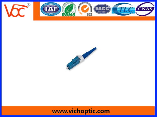 blue LC fiber optic connector