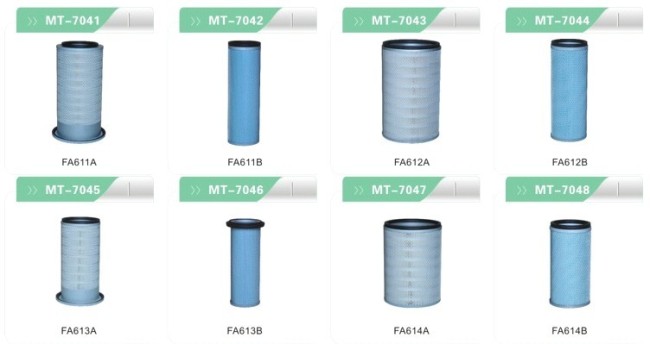 F611AAir Filter for excavator 