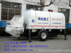 trailer concrete pump 60m3/h
