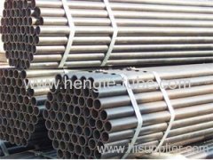 ERW black straight welded steel tube