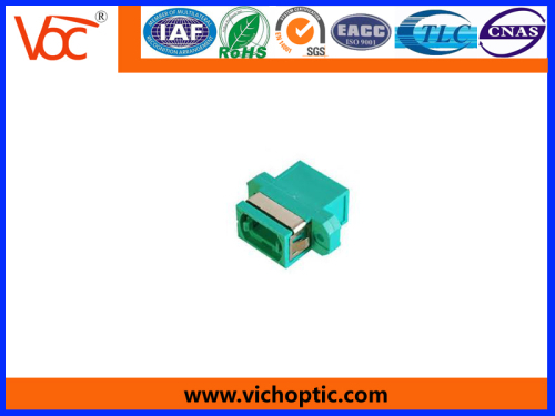 durable plastic MPO Optical Fiber Adaptor