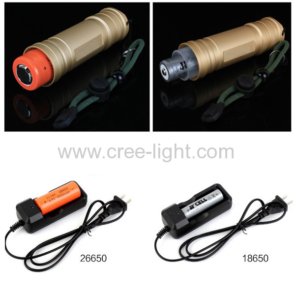 New! 10W Ultra Power CREE XML T6 LED Aluminum Hunting Flashlight ACK-1190
