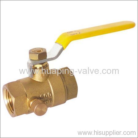 Brass Ball& Waste Valve Threaded