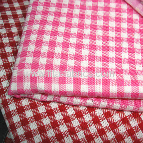 100%cotton yarn dye 1/8 apron check