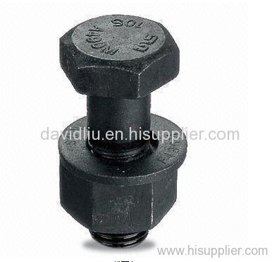 High Strength Hexagonal Head Bolts with Self Color ZP/YZP/HDG Finish