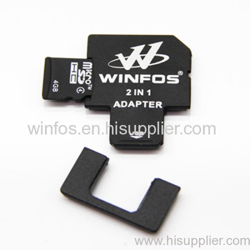 2 in 1 Card Adapter,microSD to SD/USB