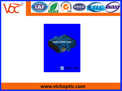 engineering plastic SC Optical Fiber Adapter