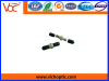 durable black engineering plastic ST optical fiber adaptor