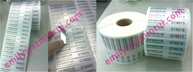 Custom Round Silver PET Vinyl Labels In Rolls,Vinyl Labels With Serials Numbers,Water Proof Silver PET Vinyl Labels