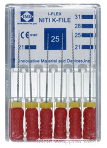 Endodontic NiTi Hand Use K file #25 (endodoncia lima)