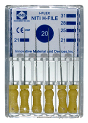 Endodontic NiTi Hand Use H file #20 (endodoncia lima)
