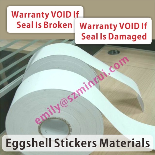 Eggshell Sticker Break Away Label Materials