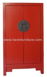 Chinese antique red cabinet