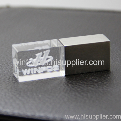 Crystal LED USB Flash Drive