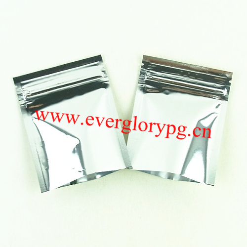 mini tea aluminum foil bags zipper on top