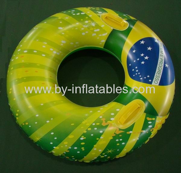 special pattern PVC inflatable adult swim ring