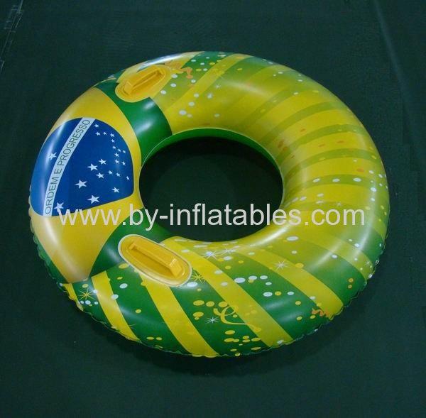 special pattern PVC inflatable adult swim ring