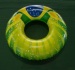 Flag PVC inflatable adult swim ring