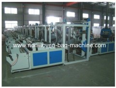 Non woven D cut bag making machine