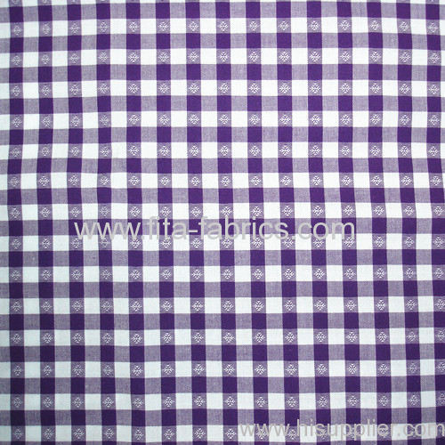 100% Cotton Jacquard Yarn Dyed Fabric
