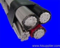 Hot sale! Quadruplex stranded aluminum conductor AAC cable